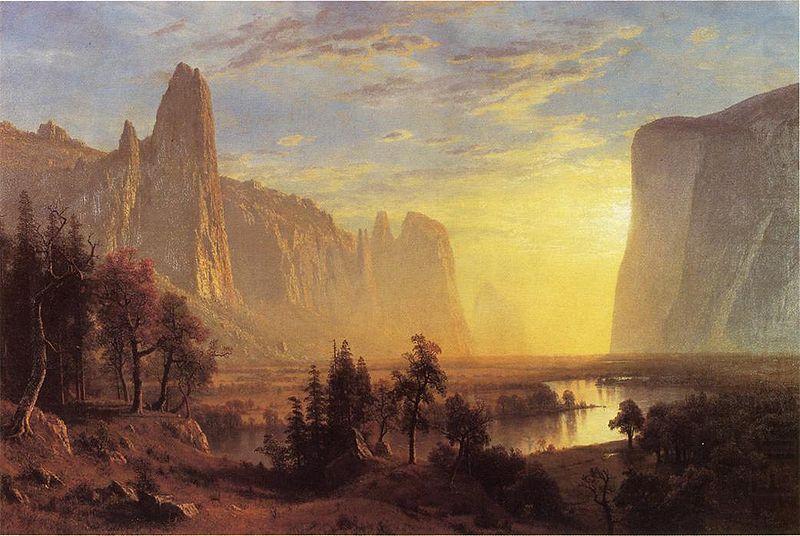 Yosemite Valley, Yellowstone Park, Albert Bierstadt